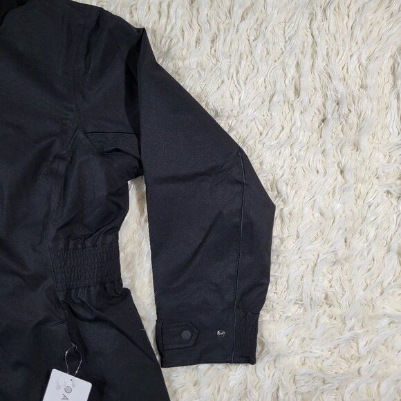 Athleta Rainout Sutro Long Trench | Black - NWT - Picture 5 of 16